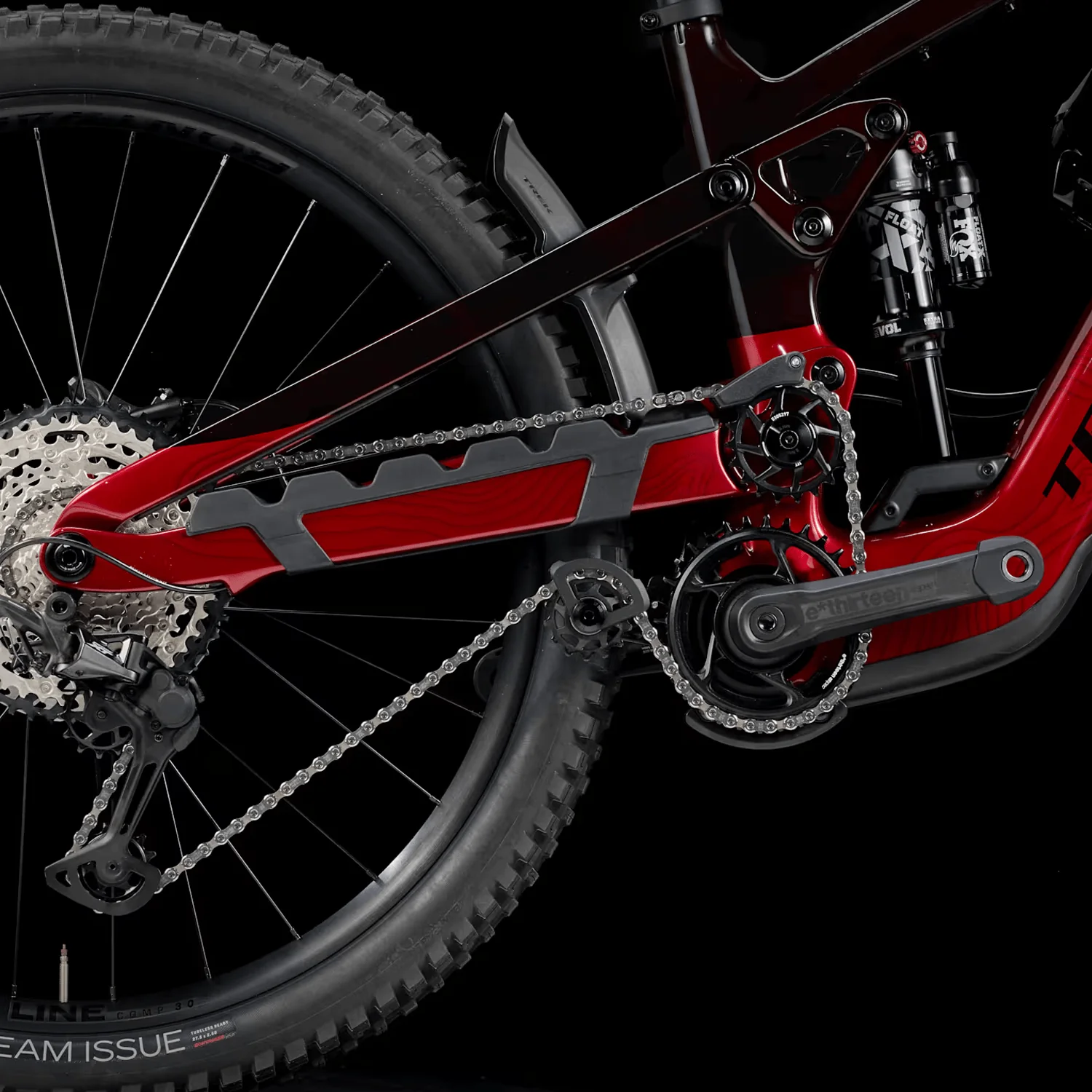 Trek Slash+ 9.7 SLX/XT Bike 2025 Red Smoke - Image 3