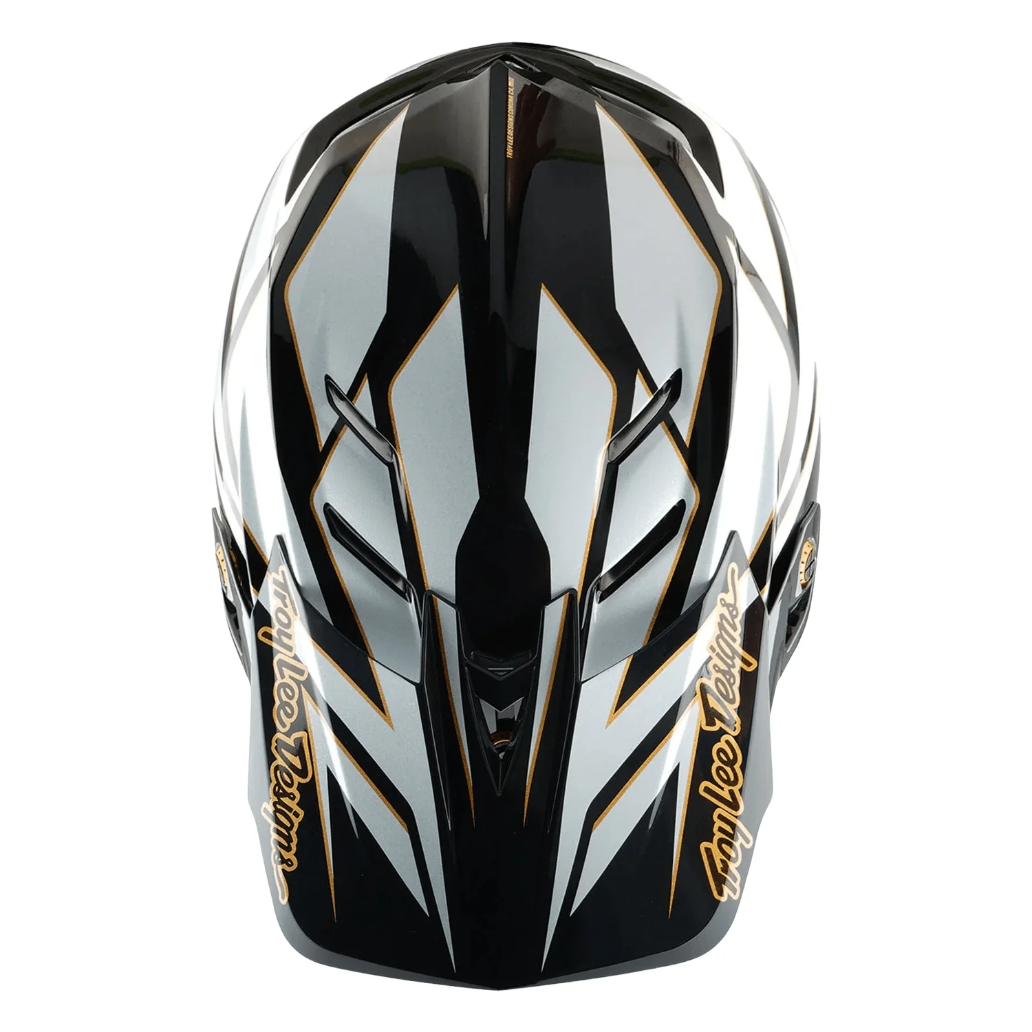 Troy Lee Designs D4 Composite MIPS Helmet Ghostwing White - Image 3