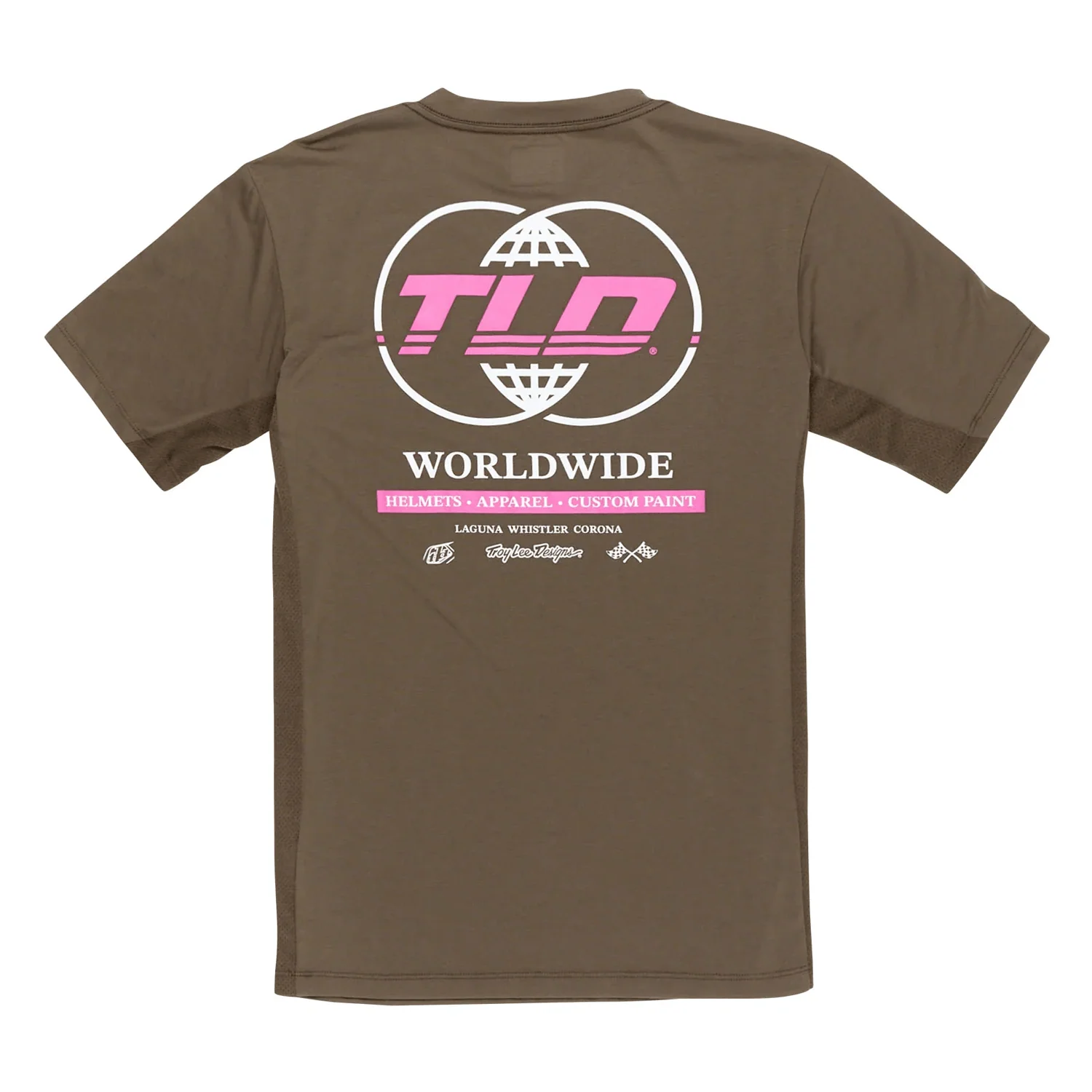 Troy Lee Designs Skyline Short Sleeve Ride Tee Worldwide Caper - Image 2