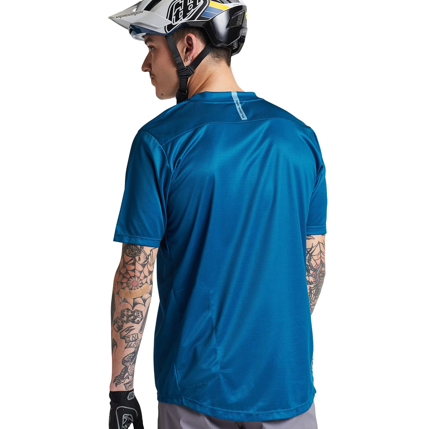 Troy Lee Flowline S/S Jersey 2024 Slate Blue - Image 2