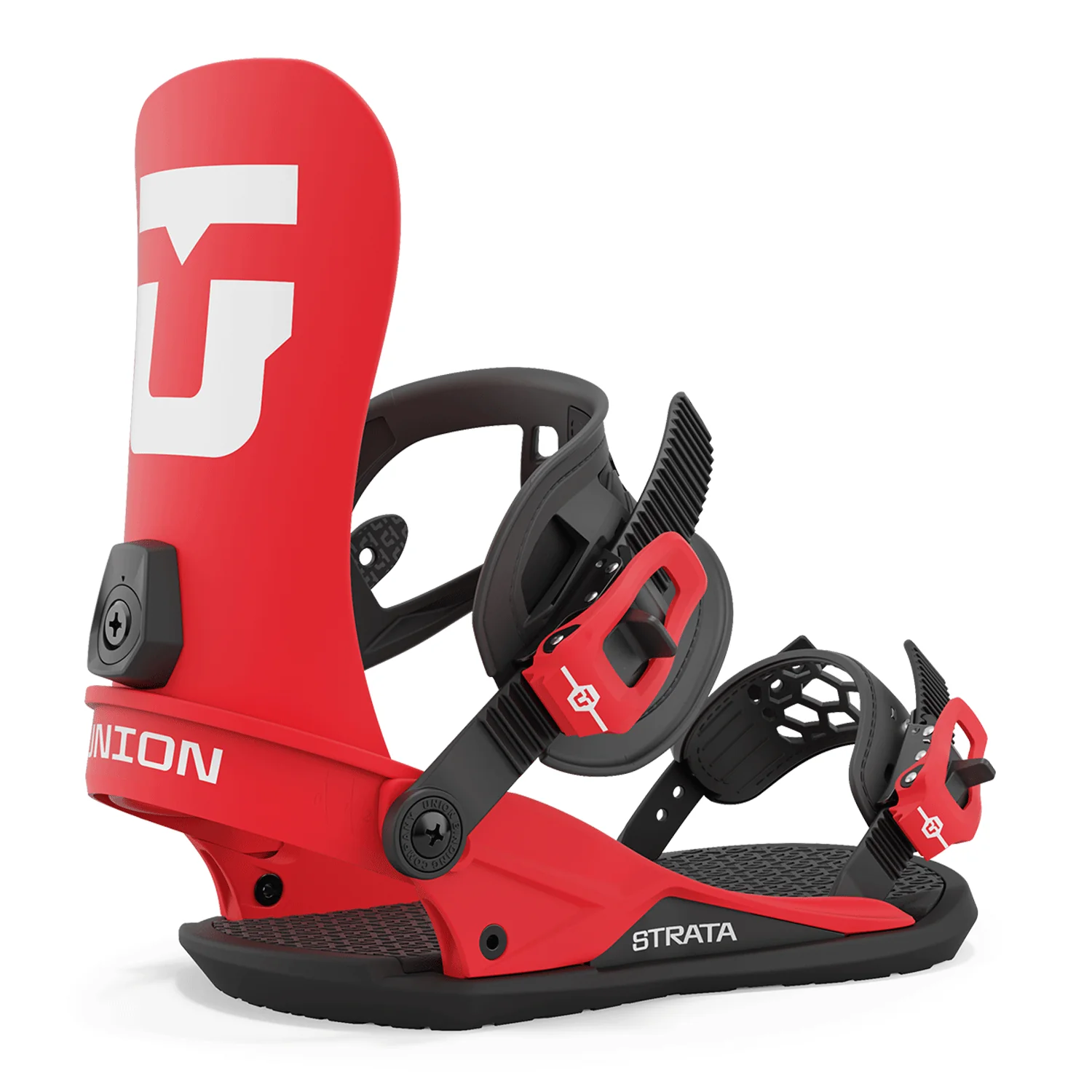 Union Men's Strata Snowboard Bindings 2024 Red