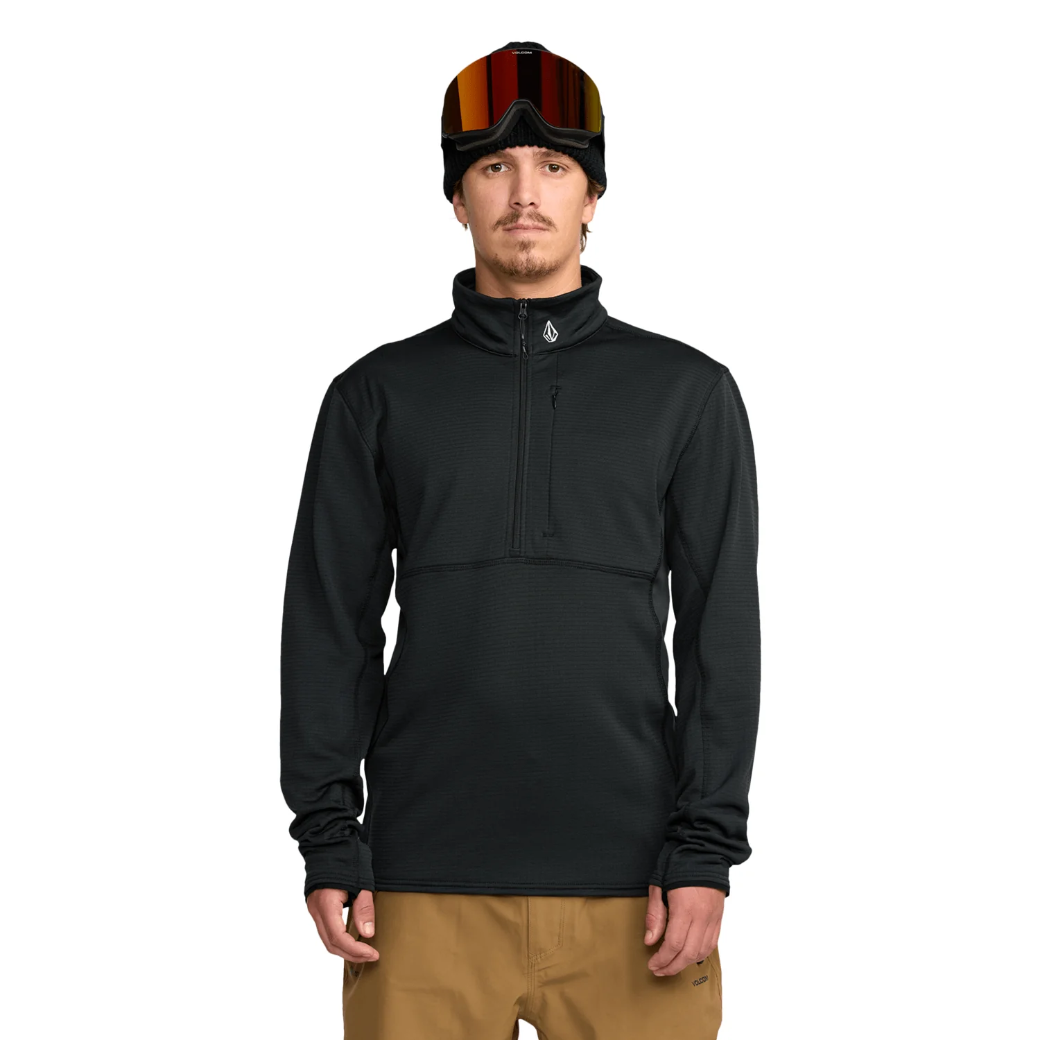 Volcom Men's Gridlock Mock Neck 2026 Black