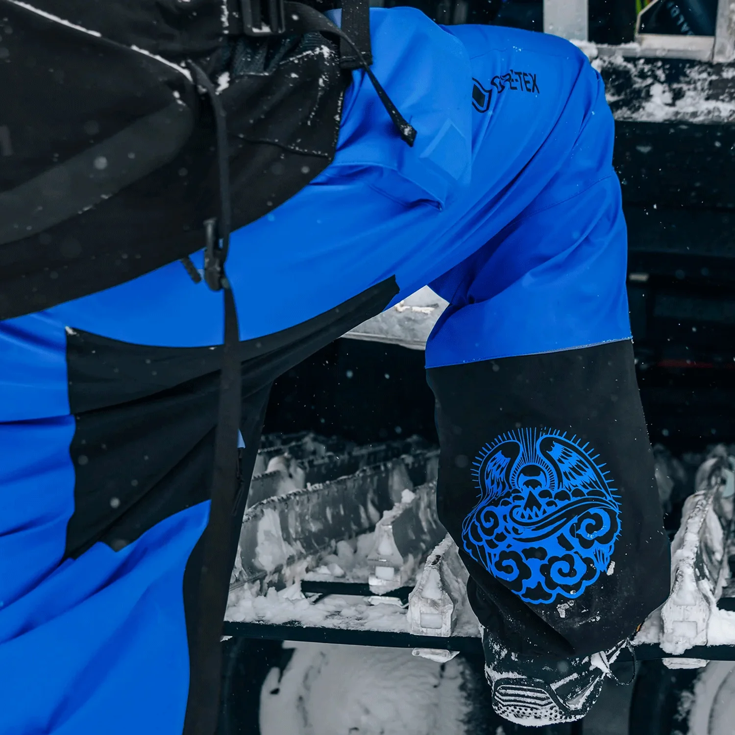 Volcom Men's Jamie Lynn Gore-tex One Piece Suit 2024 Electric Blue - Image 4