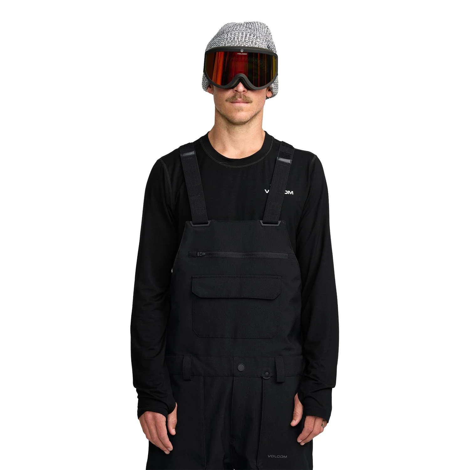 Volcom Men's Roan Bib Overall 2026 Black - Image 5